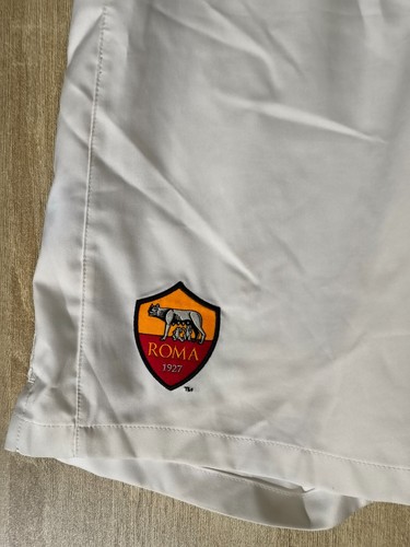 Pantalones cortos de fútbol AS Roma Nike, blanco, hombre, talla S - Imagen 3 de 7