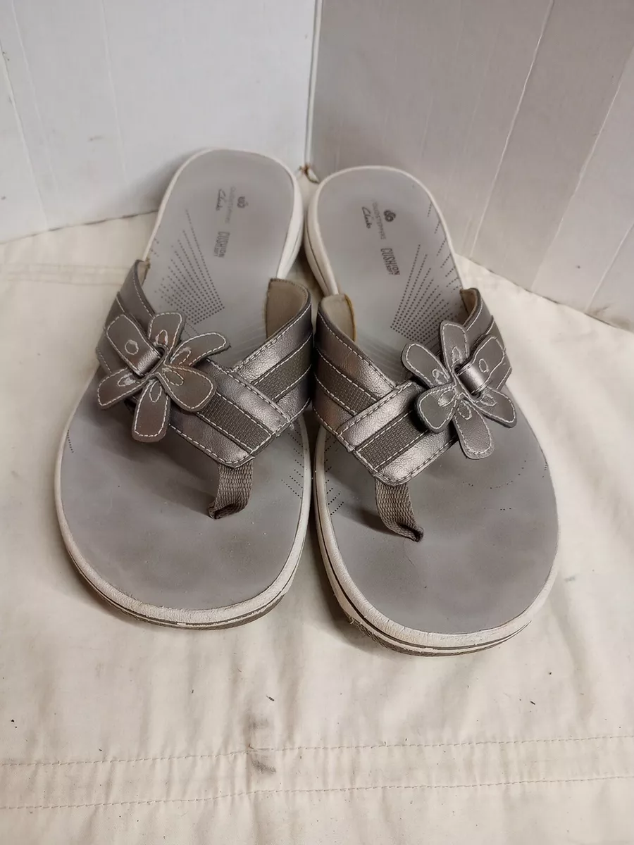 Clarks cloudsteppers silver deals