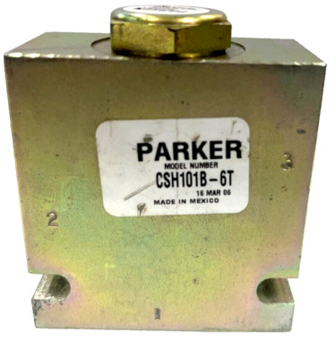 Parker CSH101B-6T Hydraulic Shuttle Valve Upper Hydraulic 10 GPM 5000 psi SAE-6