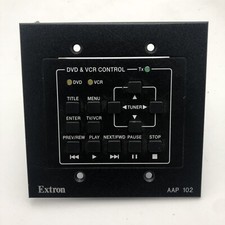 Extron Plate AAP 102 DVD  VCR Control Panel READ B