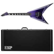 ESP LTD ALEXI HEXED SAWTOOTH LH Purple Fade w/ Pinstripes Laiho Left Handed NEW 