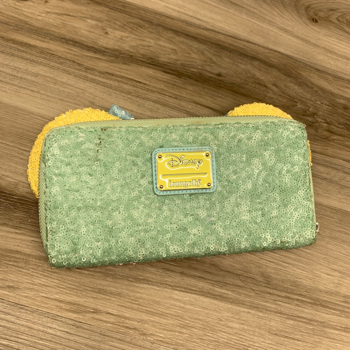 Loungefly Pastel sequin large wallet Loungefly Disney Minnie Pastel Sequin Zip Around Wallet | eBay main image 4