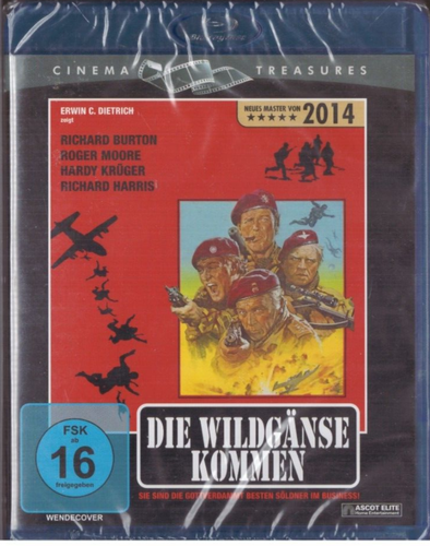 Die Wildgänse kommen - Richard Burton, Roger Moore, Richard Harris - Blu-ray Neu