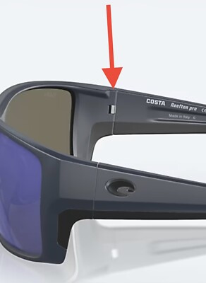Costa Del Mar Reefton Pro - Matte Gray Silver Mirror Glass Men's Sunglasses (6S9080 908009 63-15) | Acquisti Online Su - Foto 9