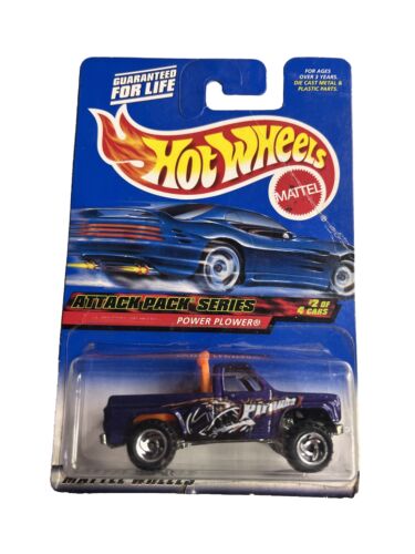 Hot Wheels Power Plower 1999 Attack Pack Series #022 2 of 4 NEW on Card Mattel - Photo 1 sur 2