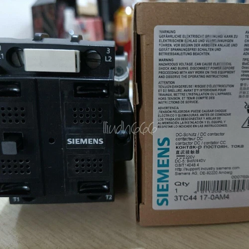 One Siemens Contactor 3TC4417-0AM4 New