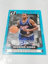 2014-15 DONRUSS SCORING KINGS PRESS PROOF MITCH RICHMOND JERSEY NUMBER 2/25