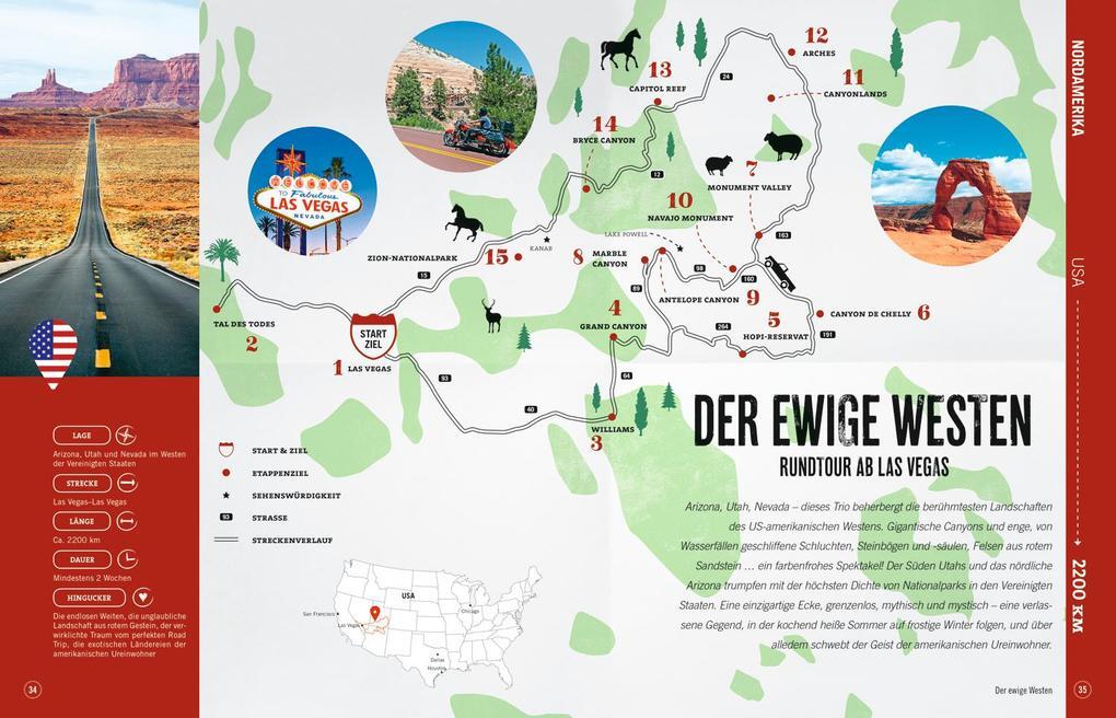 Thumbnail - Atlas Der Reiselust Traumstraßen Weltweit | Philippe Gloaguen | 2020 |