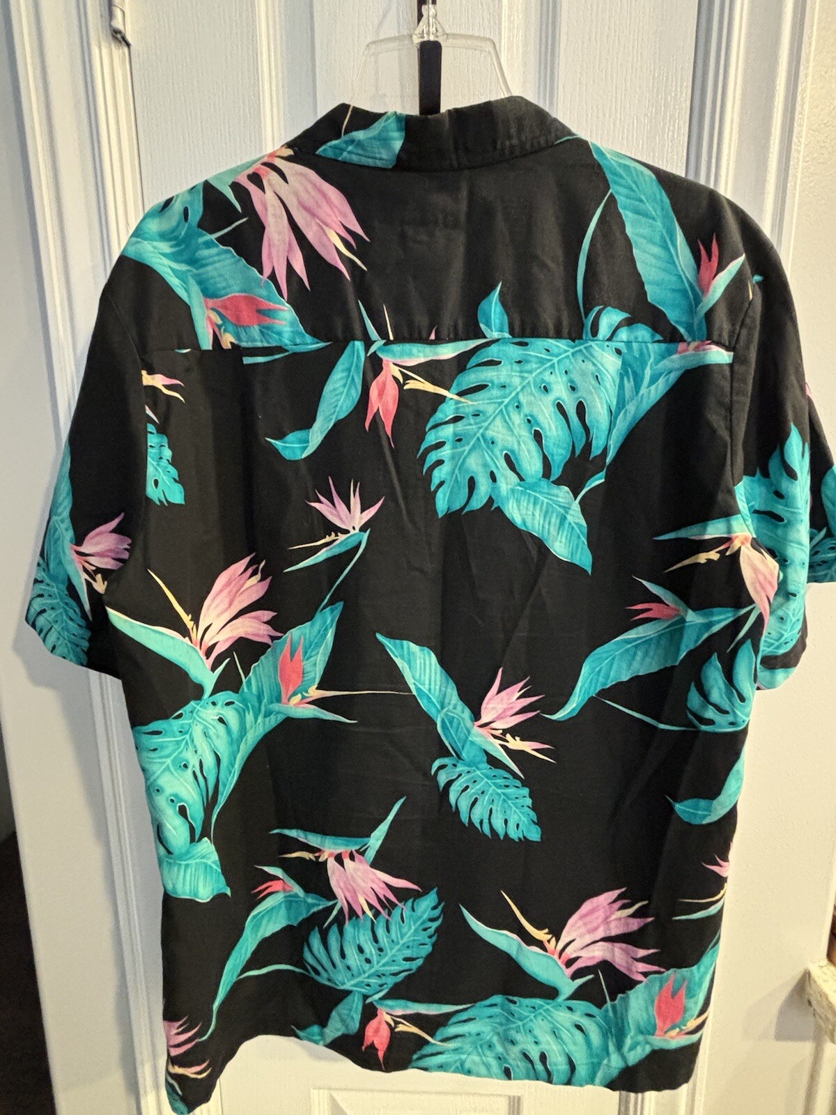 Vintage Paradise Found Hawaii Button Up Shirt Men's XL Flowers All Over Print