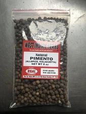 Pimento  8 ounces Jamaican brand Allspice Fresh  flavor. 100% natural quality.
