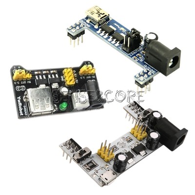 MB102 Breadboard Power Supply Solderless Series 3.3V 5V /DC 7-12V For Arduino