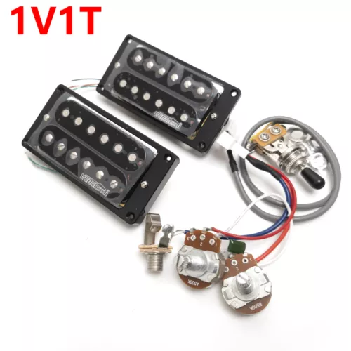 Wilkinson Humbucker Pickups for Gibson Bridge&Neck Pickup 1V1T Wiring Harness 4C