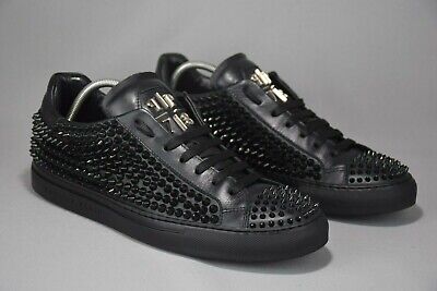 Philipp Plein 78 Studded Spiked Trainers Sneakers Black Philipp Plein 78 Studded Spiked Trainers Sneakers Black