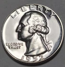 1952 Gem Proof Silver Washington Quarter