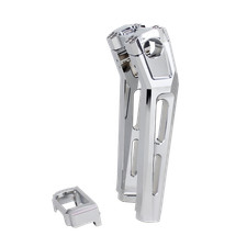 10 Tall Chrome Pullback Risers Clamp for Harl...