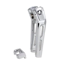 10" Tall Chrome Pullback Risers Clamp for Harley 18-24 Softail FXST FXLRST FXBBS