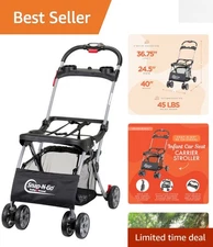 Snap-N-Go EX Universal Car Seat Carrier - Compact Umbrella Stroller for Infants