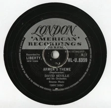 DAVID SEVILLE 10" 78 - ARMEN'S THEME - CAROUSEL IN ROME - EX CONDITION