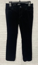 Ann Taylor LOFT Corduroy Pants Womens Size 28/6P Modern Boot Black