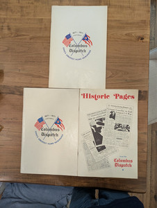 Columbus Ohio Dispatch commerative books 1871 - 1971