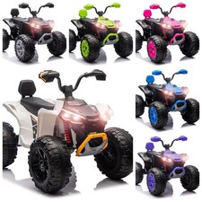 24V 2-Seater Kids Ride On ATV, 4-Wheeler Quad w/ Strong Motors, LED  Bluetooth