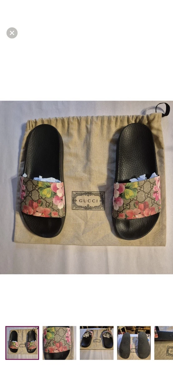 Gucci Flat (Under 1 in) Floral Sandals for Women for sale | eBay