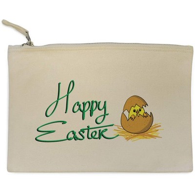 Clutch / Zubehörkoffer aus Canvas ''Frohe Ostern'' (CL00043805)