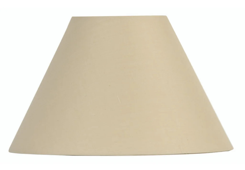 Lampshade Beige 16"" Coolie Premium Cotton 400mm Oaks Lighting S501/16 BG