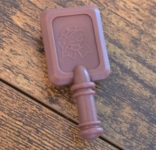 Vintage hairbrush Grand Champions toy horse set Brown