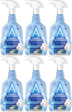 6x Astonish Fabric Refresher Spray Clothes Carpet Curtains 750ml - Cotton Fresh 4.00 per litre