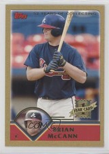 2003 Topps Traded & Rookies Gold 263/2003 Brian McCann #T209 i4v