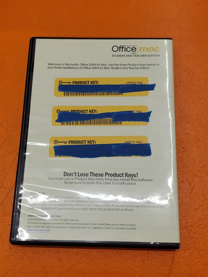 ⭐️⭐️⭐️⭐️⭐️ Microsoft Office Mac 2004 Student and Teacher Edition Software - Image 2 of 4