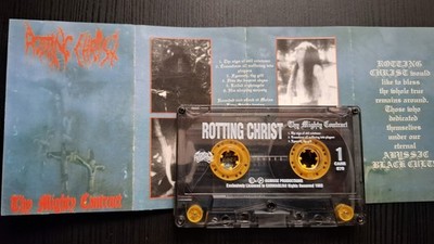 Rotting Christ    Thy Mighty Contract 1993 MC Cassette - RARE - Polish press