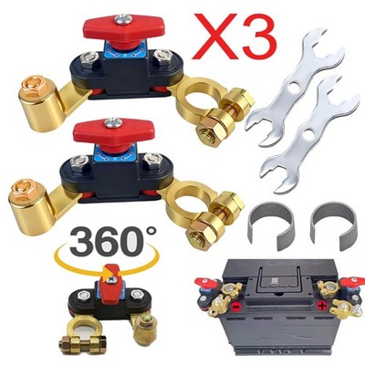 Car Battery Power Cut-Off Switch Breaker, Adjustable Pure Copper Stable Transmis