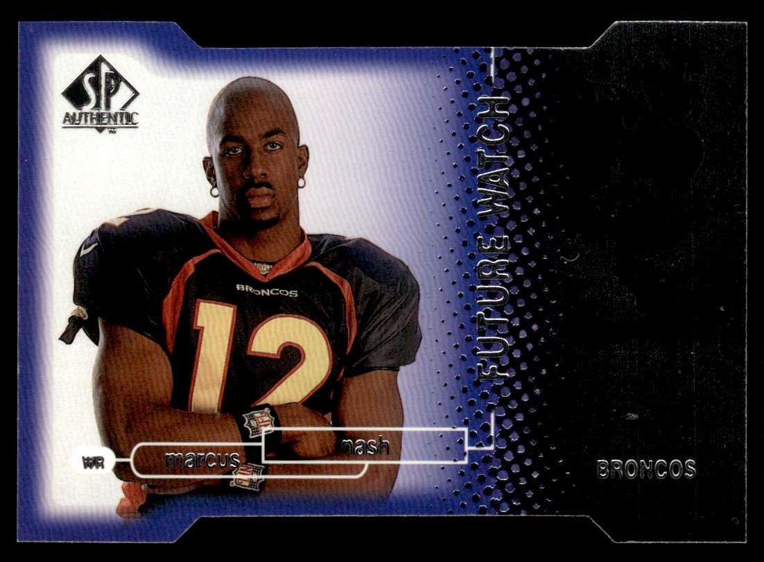 1998 SP Authentic Future Watch Die Cut Rookie Marcus Nash 145/500 #10