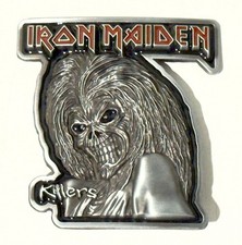 Iron Maiden Killers Metal Belt Buckle Vintage Heavy Metal Rock Eddie