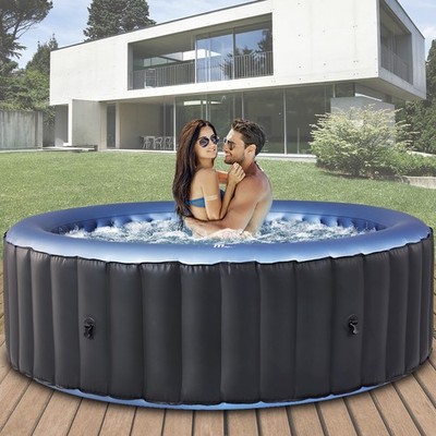 Whirlpool Aufblasbar Mspa Bergen Outdoor Heizung Wellness 4 Personen Ø180x70cm