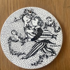 Nymolle Denmark Bjorn Wiinblad 1970s Vintage Ceramic Wall Plaque - March