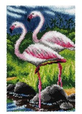 Latch-hook rug kit Flamingos 4233