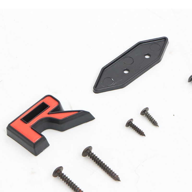 All FORD  RAPTOR R OEM GRILLE EMBLEM "R" MODIFY RED PART F-150