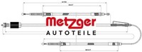 Metzger 11.5840 Seilzug FüR Feststellbremse Handbremsseil Bremsseil FüR Opel