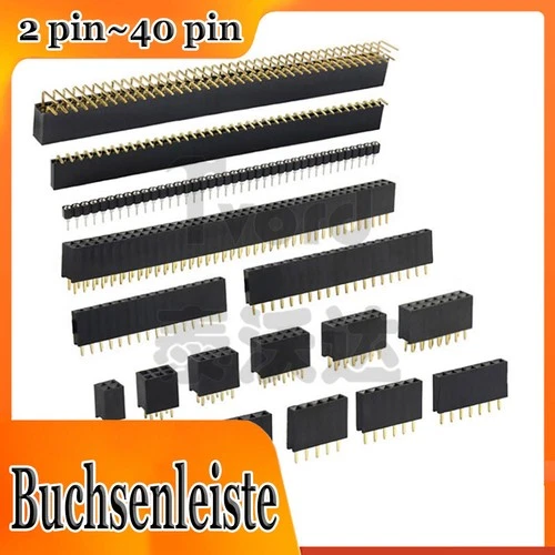 Buchsenleiste 2 pin 3 pin 4 pin 5 pin 6 pin 7 pin~40 Pin RM 2,54 mm Raspberry Pi