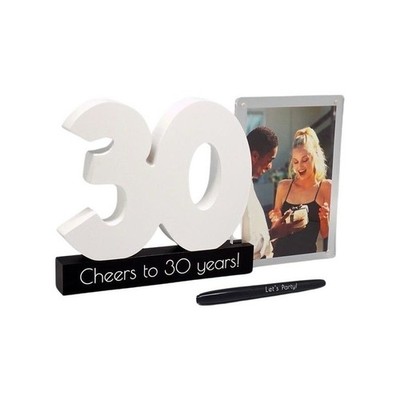 Signature Frame Celebration 30th Birthday, Guest Signatures, Gibson Gifts 20785