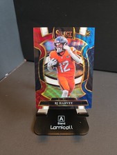 2025 Panini Select - Concourse RJ Harvey #10 Tri-Color Prizm /399 (RC) Broncos!