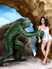 Creature from the Black Lagoon Attacks 14 x 11"  Photo Print