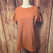 Madewell TShirt Dress Size M Orange