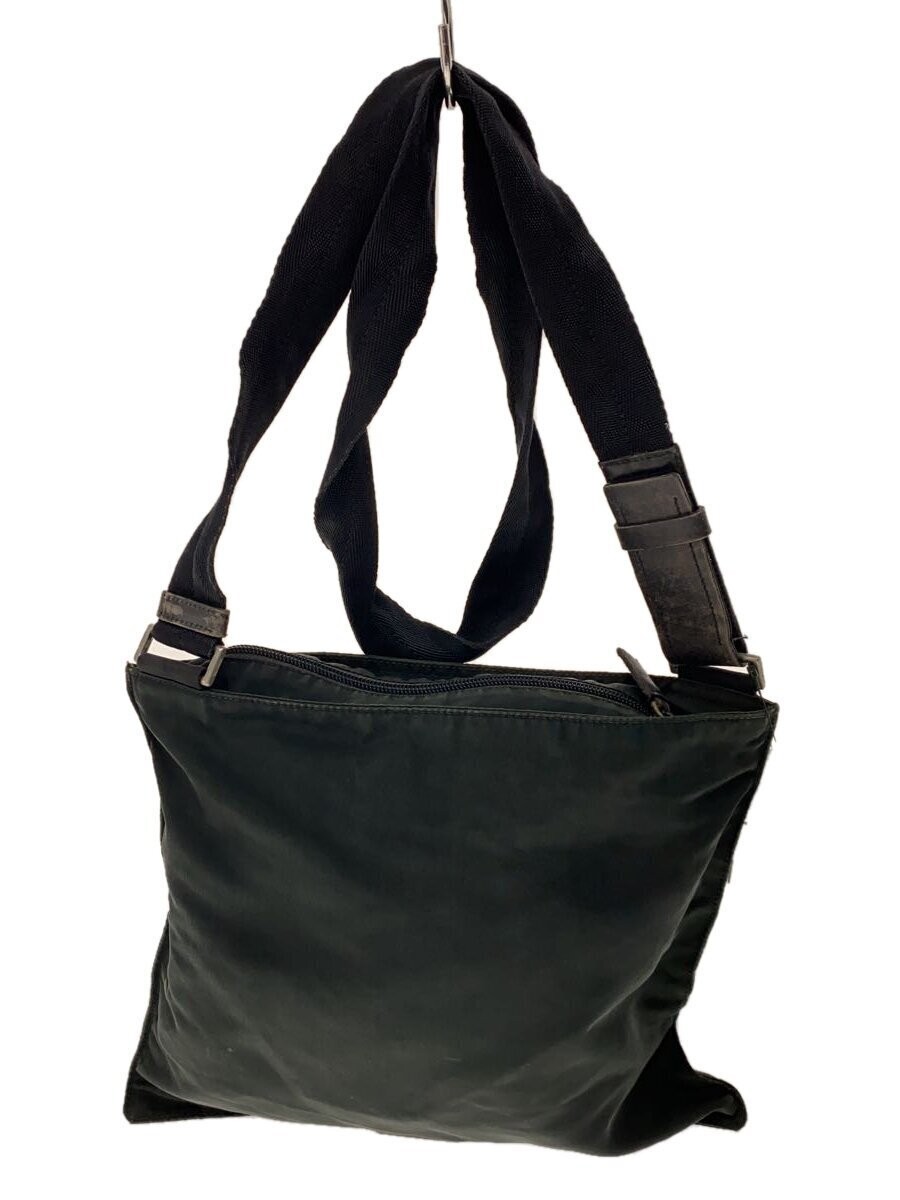PRADA Black Nylon Shoulder Bag