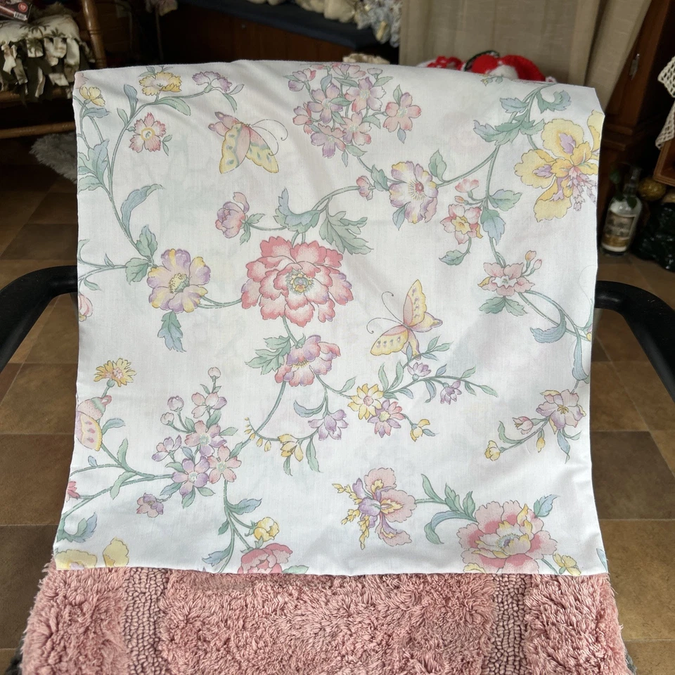 Funda de Almohada Primavera Años 80 Mariposa Floral Mezcla de Algodón EE. UU. por Sábanas Fundas Foto 2 de 3