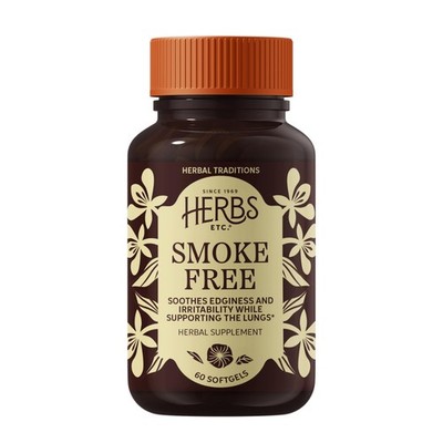 Herbs Etc. Smoke Free Softgels - Lung Support Supplement 60 Count (Pack of 1)
