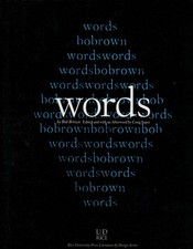 Bob Brown / Words Facsimile Literature by Design British and American Books